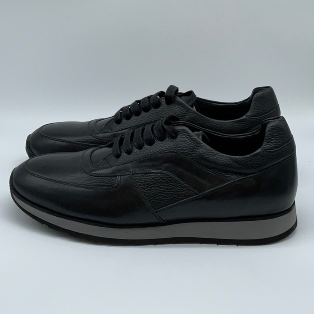 Trust Black leather men’s sneaker - Picture 7 of 10